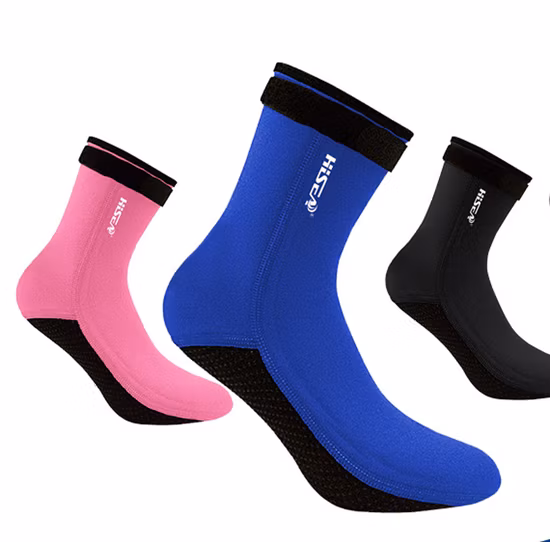 3mm Glued Blind Stitched Anti-Slip Wetsuit Boots Water Socks Neoprene Socks